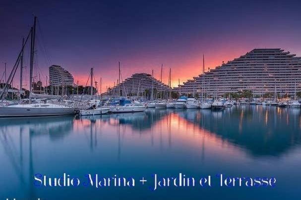 Studio Rez De Jardin Marina Baie Des Anges Вилньов Любе Екстериор снимка