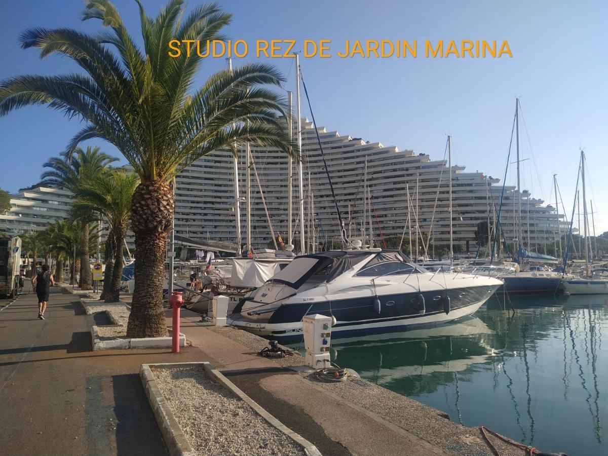 Studio Rez De Jardin Marina Baie Des Anges Вилньов Любе Екстериор снимка